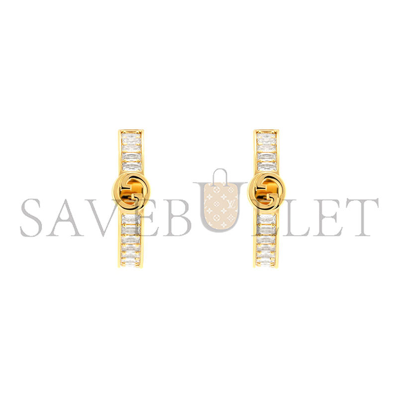 GUCCI BLONDIE CRYSTAL EARRINGS 854719